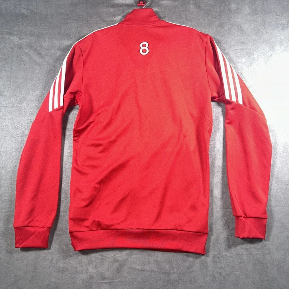 Phoenix Rising FC Adidas HA6250 #8 Soccer USL Full Zip Jacket Red Mens Small